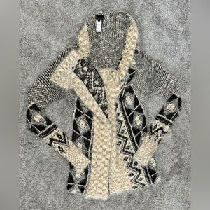 Jeans by Buffalo Cardigan-Black/White/Taupe-Size M